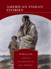 Link to American Indian Stories by Zitkala-Sa in Freading